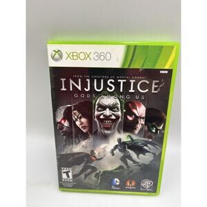 Injustice: Gods Among Us (Microsoft Xbox 360, 2013) CIB TESTED AND WORKS